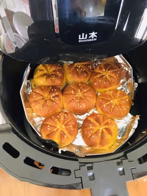 寶寶的零食——少油南瓜餅（空氣炸鍋版）