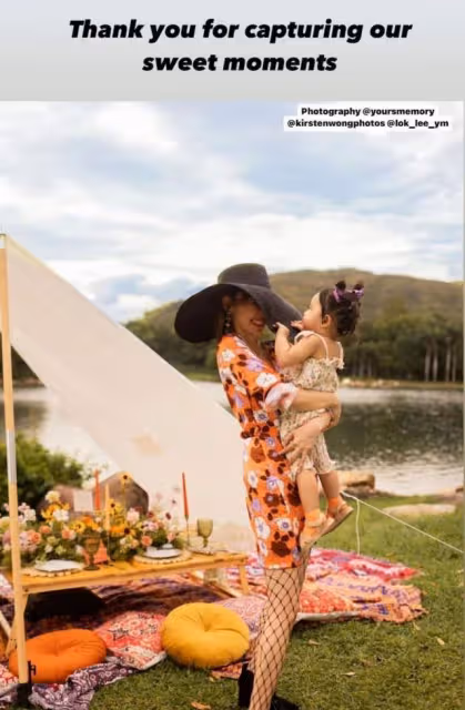 美人胚子!TVB知名女星罕曬愛女正臉照,嘆在職媽媽不易做引共鳴