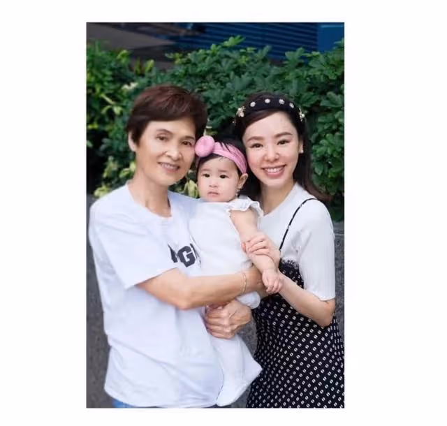 美人胚子!TVB知名女星罕曬愛女正臉照,嘆在職媽媽不易做引共鳴