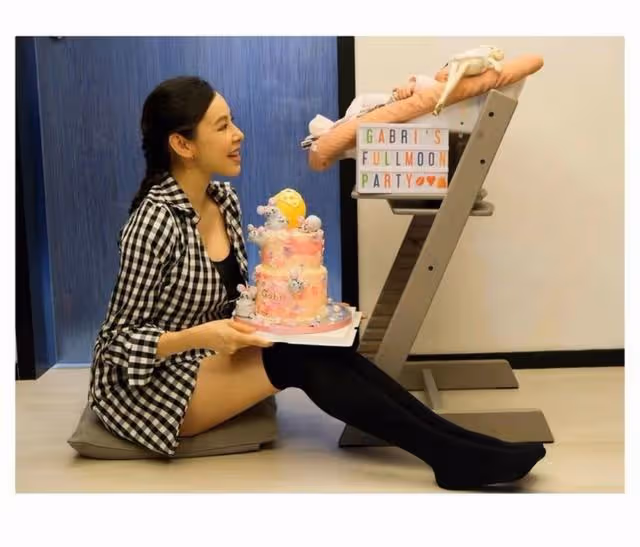 美人胚子!TVB知名女星罕曬愛女正臉照,嘆在職媽媽不易做引共鳴