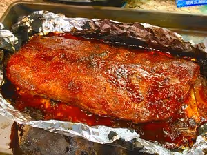 🍯美式烤排骨🍖BBQ Ribs黑蜜糖燒烤醬低溫慢烤豬肋排🐽（簡單懶人快手）