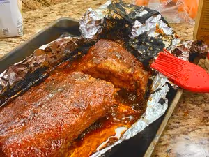 🍯美式烤排骨🍖BBQ Ribs黑蜜糖燒烤醬低溫慢烤豬肋排🐽（簡單懶人快手）