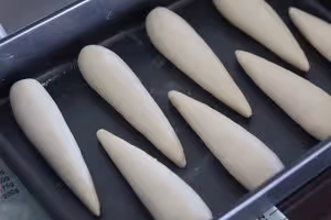 蒜香芝士海鹽卷｜鹽麵包｜鹽可頌