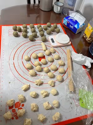 綠豆餅（全豆，酥皮）