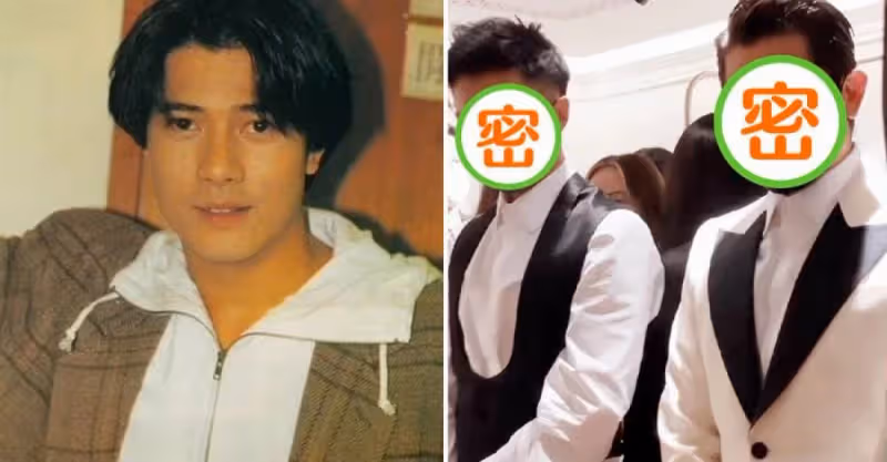 郭富城、謝霆鋒同穿「黑白配」現身差距大，一個天王范，一個穿成服務生