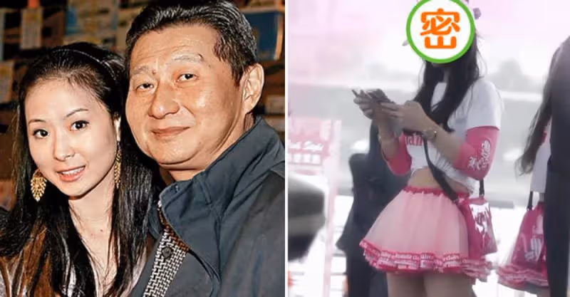 孫蕓蕓富豪父親去世1年！小32歲遺孀穿短裙現身，開心與異性撒嬌，出入高檔場所很是富貴