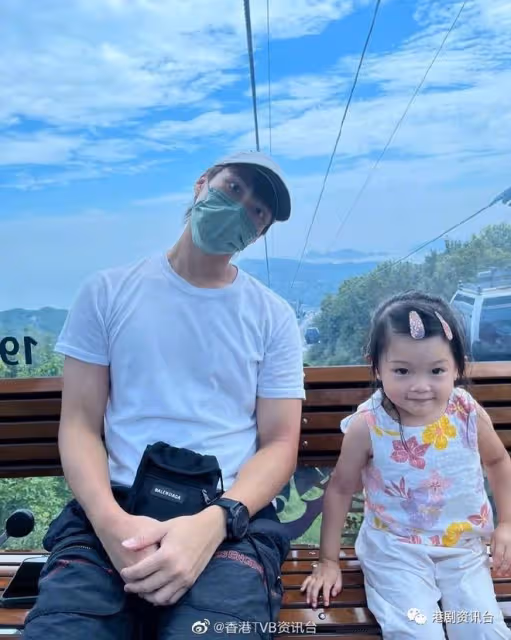 TVB小生與日籍太太婚紗相曝光!老婆著低胸碎花白紗海邊留影