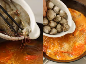 比酸菜魚更鮮爽的鮮蝦番茄酸湯魚粉