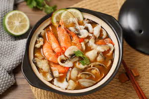 比酸菜魚更鮮爽的鮮蝦番茄酸湯魚粉