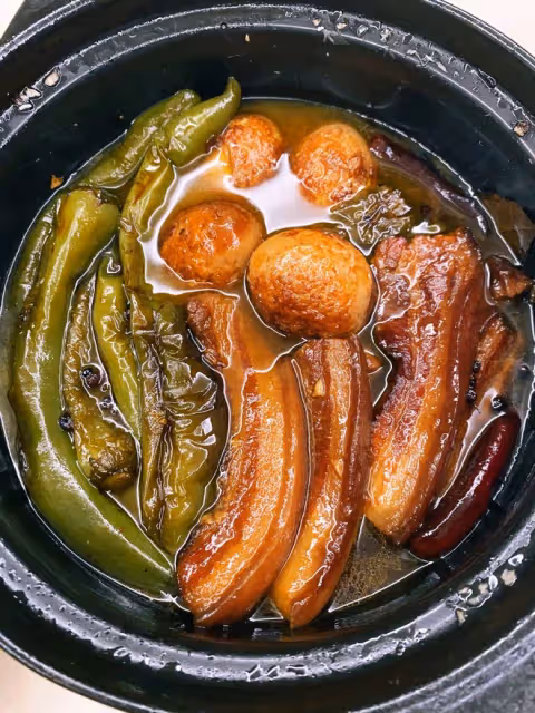 可以吃兩碗飯的把子肉