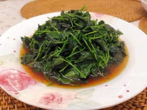 16秒搞定一盤酒香草頭