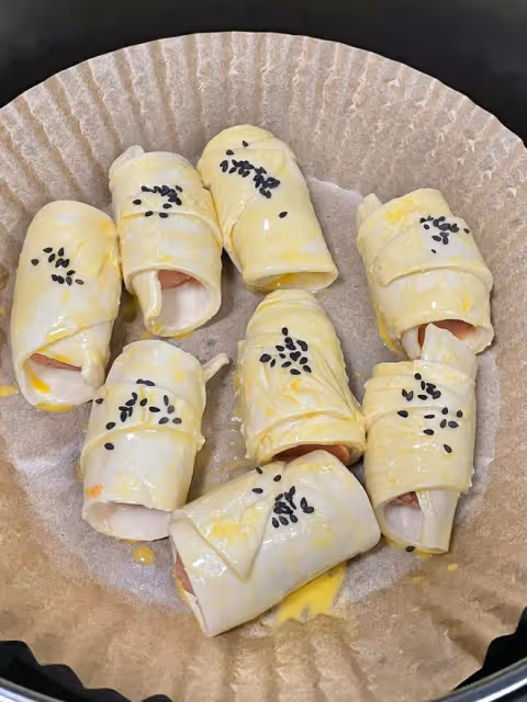 手抓餅也能做🥐可頌麵包