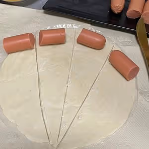 手抓餅也能做🥐可頌麵包
