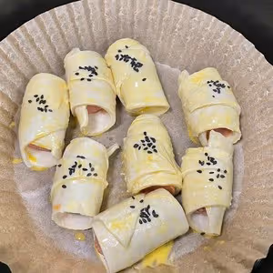 手抓餅也能做🥐可頌麵包