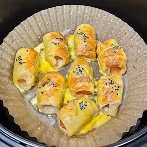 手抓餅也能做🥐可頌麵包