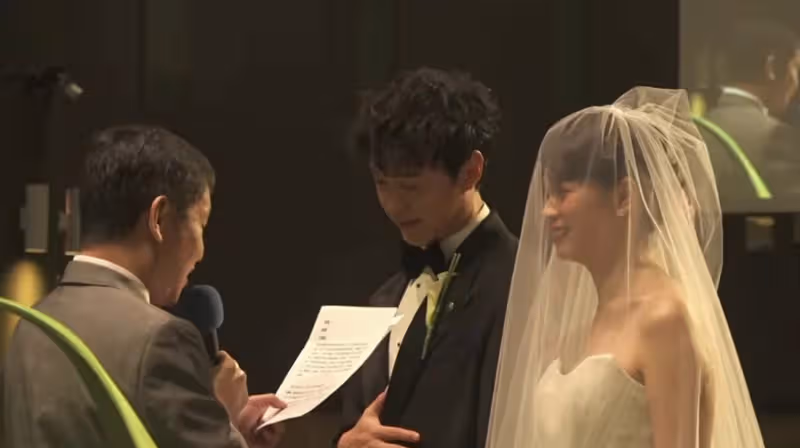 本地與上海親友兩地見證　徐鳴傑、陳鳳玲浪漫完婚！