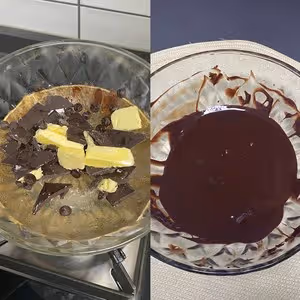 無需麵粉～暄軟美味！甜甜的巧克力蛋糕～