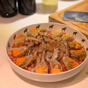 膏蟹蒸肉餅