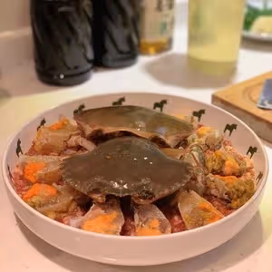 膏蟹蒸肉餅