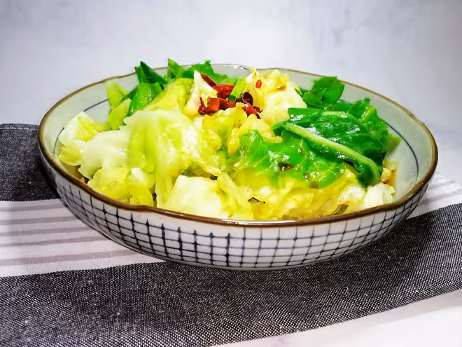 熗拌圓白菜