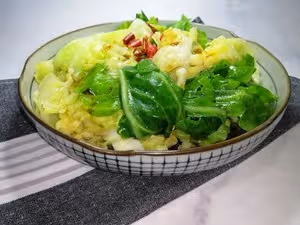 熗拌圓白菜