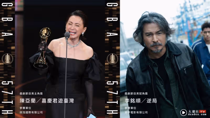 金鐘獎｜完整得獎名單出爐！《華燈初上》全軍覆沒…謝盈萱奪視後突爆粗：Fxxk！