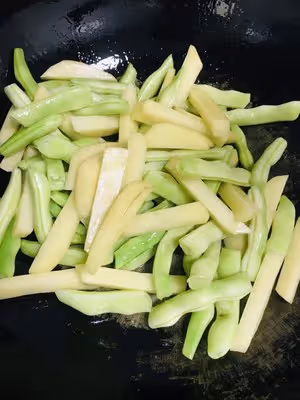 豆角燜面（素）