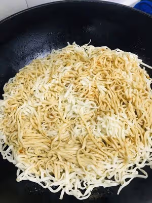 豆角燜面（素）