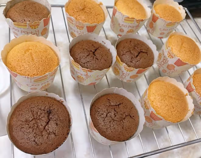 杯子蛋糕（原味、可可味、椰蓉味）