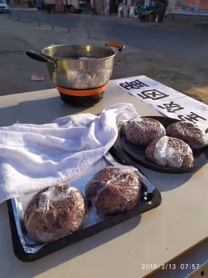 自創家常糯米八寶飯，電壓力鍋黑米紅豆綠豆花生豇豆葡萄乾大米白砂糖