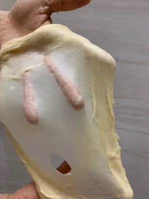 中筋粉的奶香小餐包