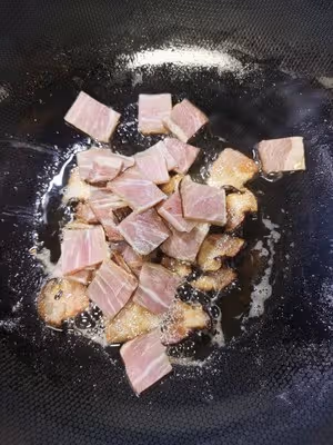 超簡單！臘肉炒荷蘭豆！鮮嫩好吃！