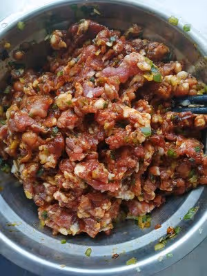 豆角豬肉包子