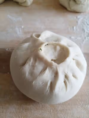 豆角豬肉包子
