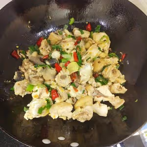 茄子燉雞貼餅子(地鍋雞)