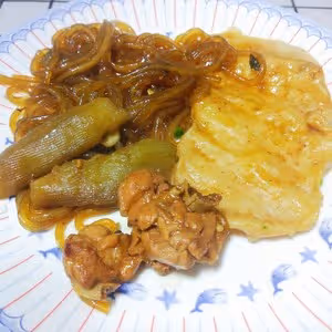 茄子燉雞貼餅子(地鍋雞)