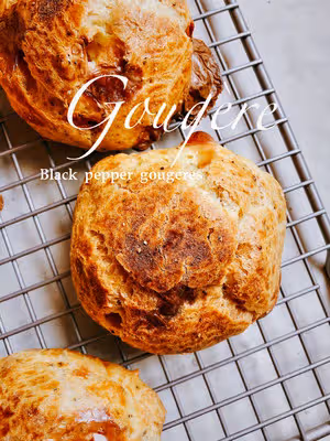 『香到炸裂』法式黑胡椒奶酪球|簡單到想哭