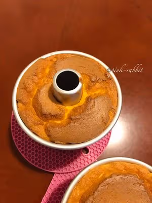 🎃純南瓜戚風.淺井加高中空12cm14cm17cm&amp;普通6寸8寸圓模.中空模 by pink-rabbit