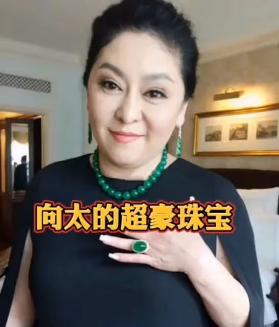網友洗手間偶遇向太！曬合影直言被胡蝶鉆戒美瞎，年入千億無架子