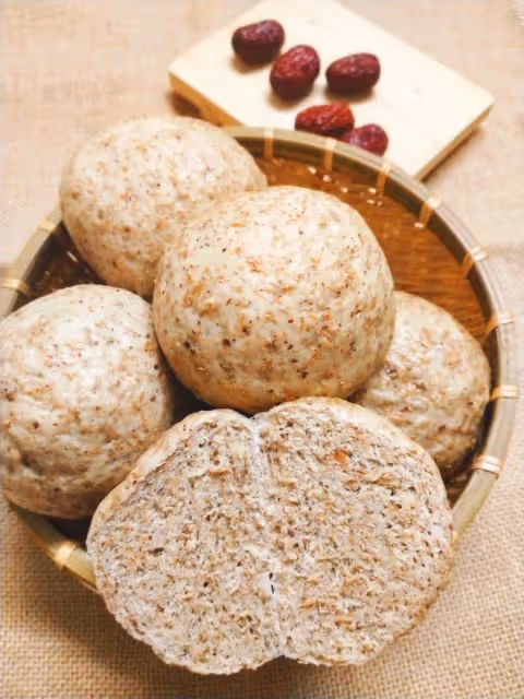 ❗❗無糖無油的棗泥全麥饅頭