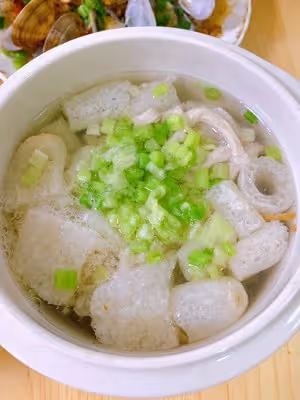 鮮到掉眉毛的竹蓀乾貝瘦肉湯