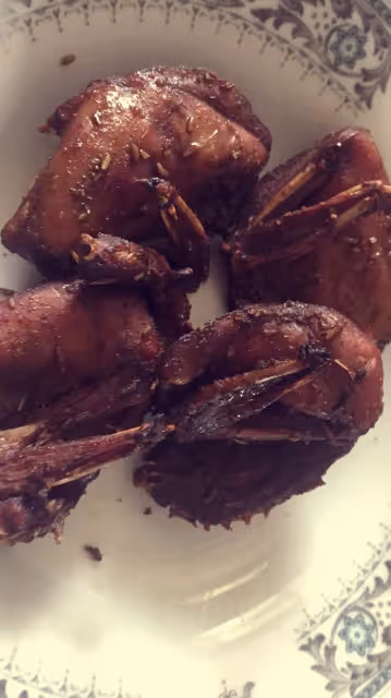 香辣烤鵪鶉（簡易烤箱版）