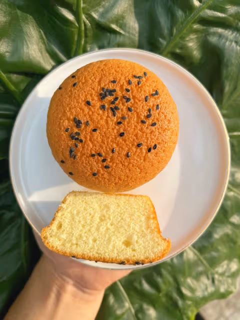還原小時候的美食，老式脆皮蛋糕，每次都要排隊買