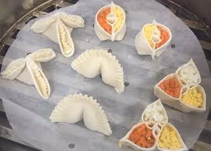 花式蒸餃，木魚水餃