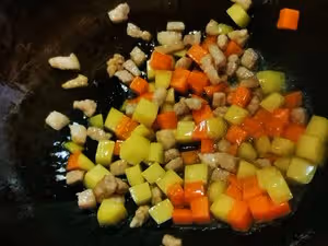 萬聖節主題餐——三丁南瓜飯