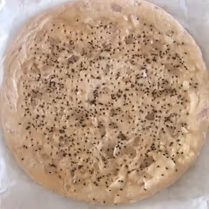 家庭烤箱版新疆皮牙子饢(50%全麥隔夜冷藏發酵）