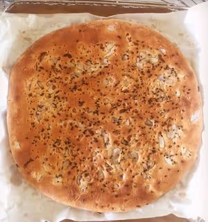 家庭烤箱版新疆皮牙子饢(50%全麥隔夜冷藏發酵）
