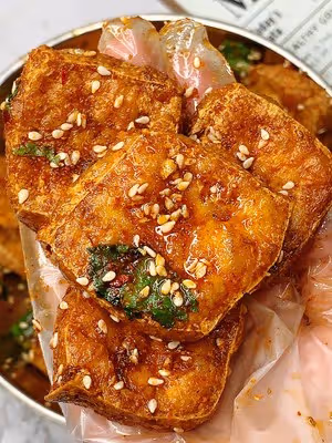 外酥里嫩！感覺以前的豆腐都白吃了