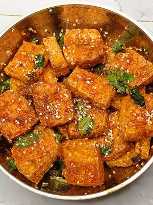 外酥里嫩！感覺以前的豆腐都白吃了