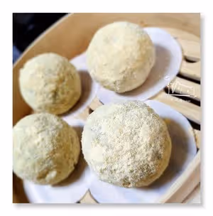 玉米面素菜糰子